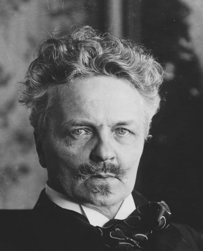 Portrait of August Strindberg