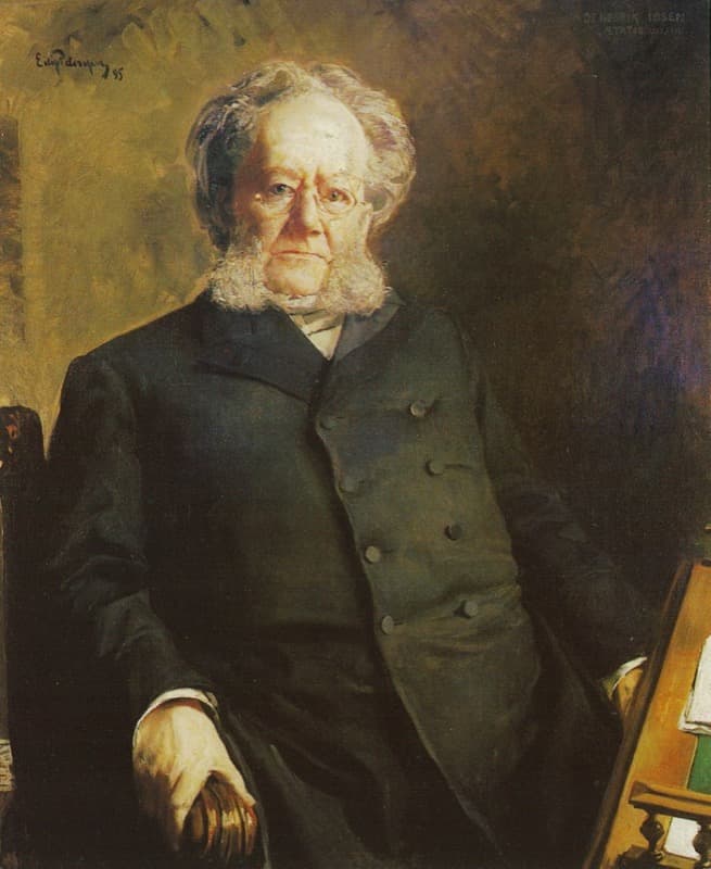 Portrait of Henrik Ibsen