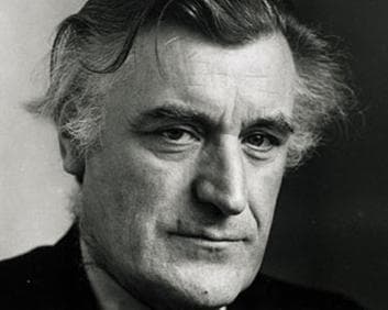 Portrait of Ted Hughes