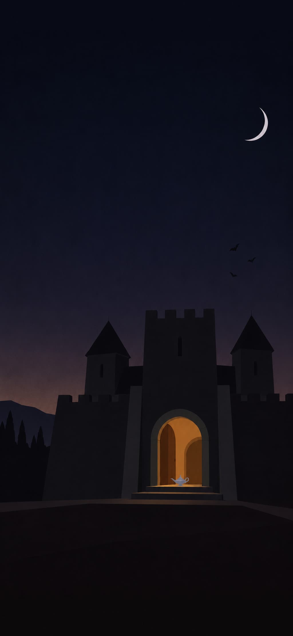 The painted sky of Dracula